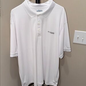 Columbia Classic White Polo Shirt